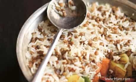 Recette de biryani aux légumes 