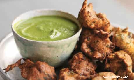 Recette de bhajis à la feuille de fenugrec et à la banane 