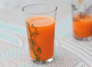 Recette de jus de carotte, orange et gingembre 