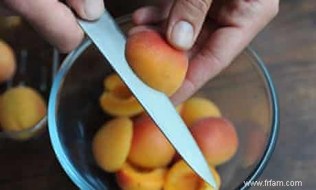 Tarte aux amandes et abricots de Dan Lepard 