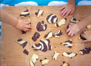 Mélangez et associez des biscuits friables pour les enfants 