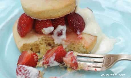 La recette individuelle des shortcakes aux fraises de Dan Lepard 