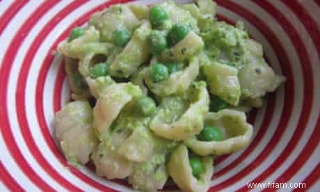 Pesto de petits pois et menthe :légumes à la sauvette 