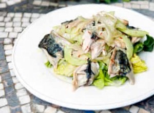 Maquereau d Angela Hartnett avec recette de salade de concombre mariné 