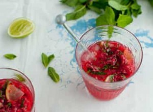 Faites votre propre mojito à la framboise 