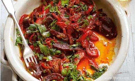 J ai le béguin pour vous :les recettes de poivron rouge et de piment de Hugh Fearnley-Whittingstall 