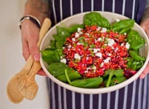 Recette de la salade de betteraves, feta et lentilles de Jack Monroe 