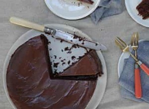 Sachertorte sans gluten, sans œufs, sans produits laitiers 