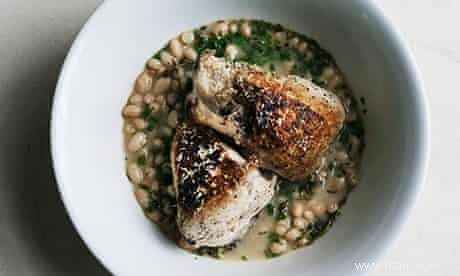 Recette Poulet aux haricots blancs et citron de Nigel Slater 