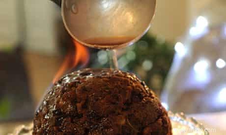 Pudding de Noël sans gluten, sans œufs et sans produits laitiers 