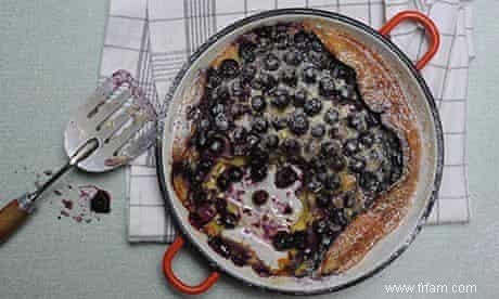 Recette du crumble aux fruits et au chocolat surgelés de Ruby Tandoh 