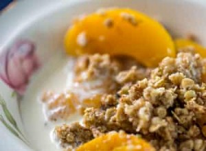 La recette du crumble aux pêches de Jack Monroe 