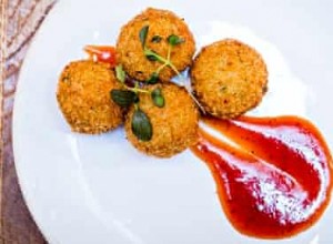 Croquettes de quinoa de Martin Morales avec confiture de piment rocoto 