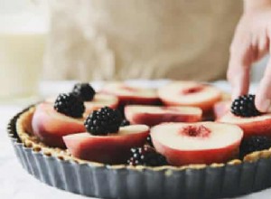 Cuisine de saison :Tarte aux pêches blanches et mûres 