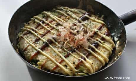 Recette de pancake du monde :okonomiyaki du Japon 