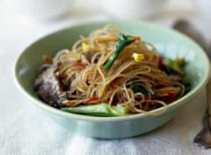 Sauté de japchae coréen sans gluten, sans soja et sans sésame 