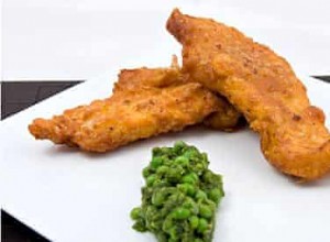 Poisson frit dans une pâte à la bière sans lactose ni gluten 