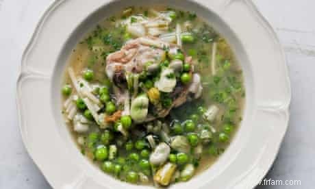 La recette du minestrone au poulet vert de Nigel Slater 