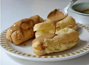 Eclairs au café sans gluten et sans produits laitiers 