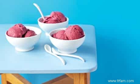 Recette de glace au cassis 