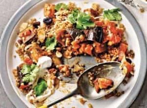 Tajine d aubergines au pilaf de blé bulgar – recette 