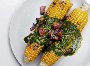 Recette de maïs grillé avec pancetta et salsa verde de Nigel Slater 