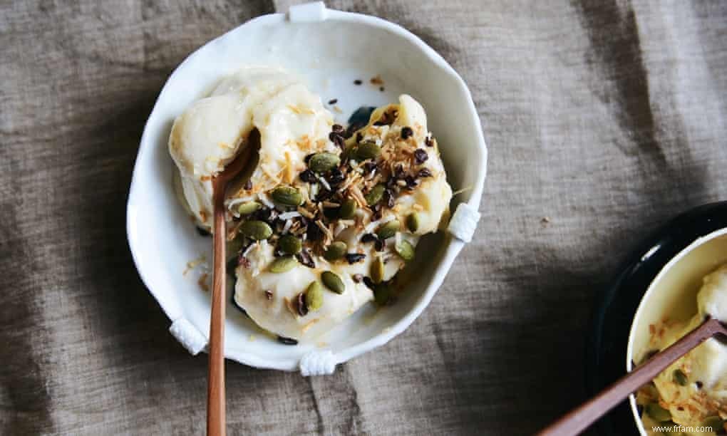 Recettes de saison :recette de glace molle à la banane 