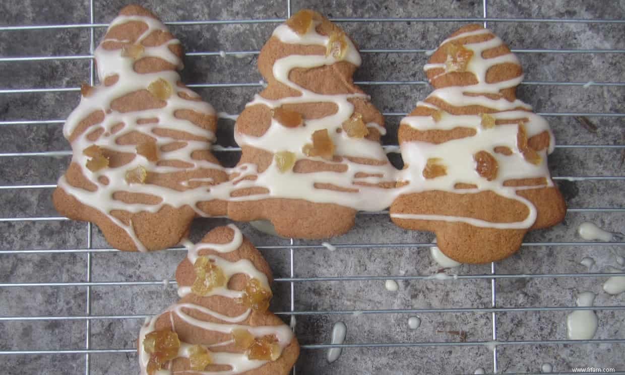 Gingerbread trees avec glaçage clémentine et sirop de gingembre – recette 