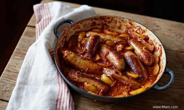 Le lien Lincs :curry de saucisses et pommes de terre 