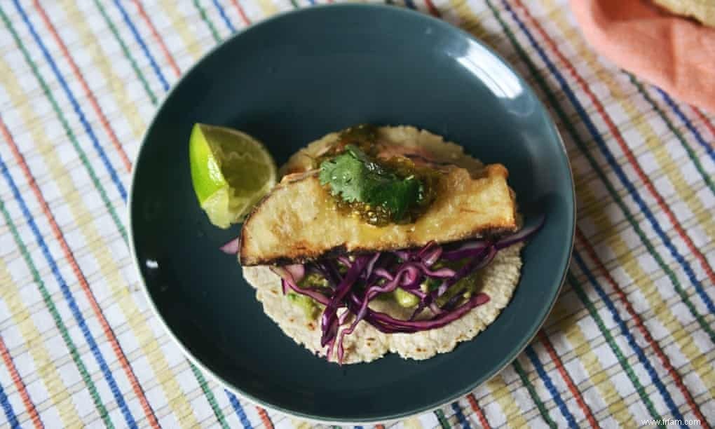 Cuisine de saison :recette de tacos d aubergines tempura 