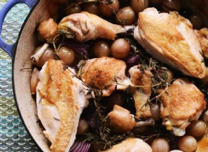 Cuisine de saison :Poulet rôti aux raisins 