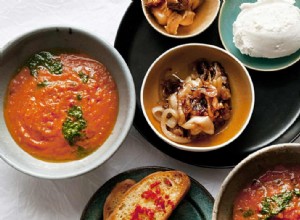 Recette de la soupe aux tomates avec garnitures de Nigel Slater 