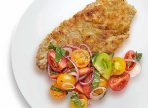 La cuisinière du week-end :les recettes de Thomasina Miers d escalopes de veau avec salade de tomates et galette pêches-basilic-vanille 