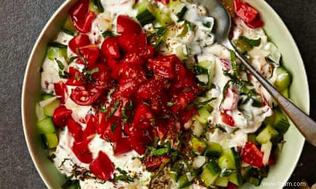 Cool client :les recettes de concombre de Yotam Ottolenghi 