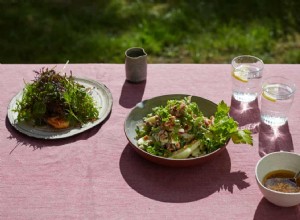 Deux salades d automne de la ferme biodynamique Fern Verrow 