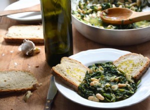 La recette des haricots blancs romains et des légumes verts fanés de Rachel Roddy 