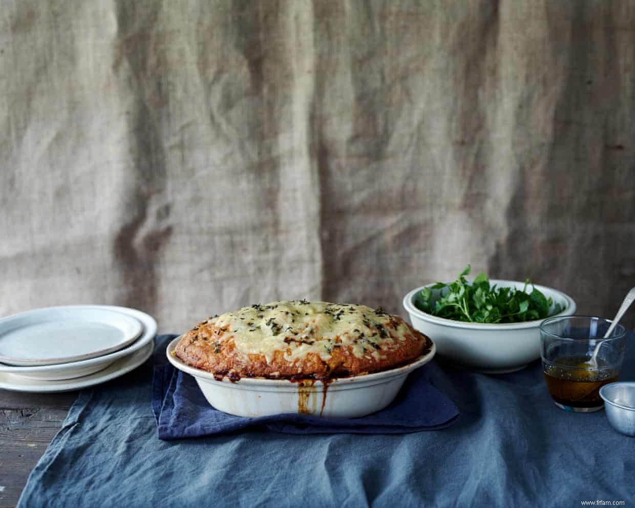 Quatre plats, à cuisiner une seule fois :la poitrine de porc d Alex Bluett, le ragoût de haricots noirs et de chorizo 