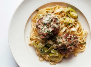 Recette de boulettes de saucisses de Nigel Slater et tagliatelles de poireaux 