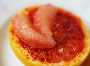 Les recettes de Claire Ptak de brûlée au pamplemousse rose et sorbet Campari 