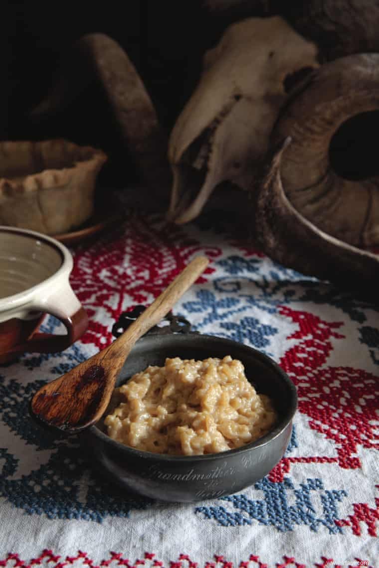 Recettes historiques :riz au lait salé 