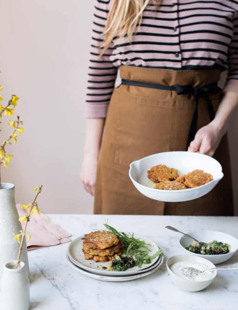 Recette polyvalente de beignets de légumes d Anna Jones 