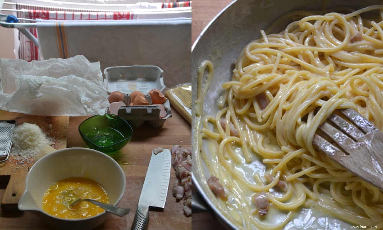 La recette classique de carbonara de Rachel Roddy 