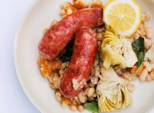 Recette des cannellini à la saucisse de fenouil et aux artichauts de Nigel Slater 