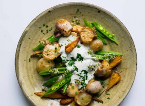 Recette de légumes d été rôtis et mayonnaise aux herbes de Nigel Slater 