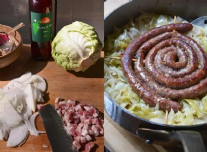 Chou étouffé et saucisses:une recette bon marché et délicieuse de Rome 