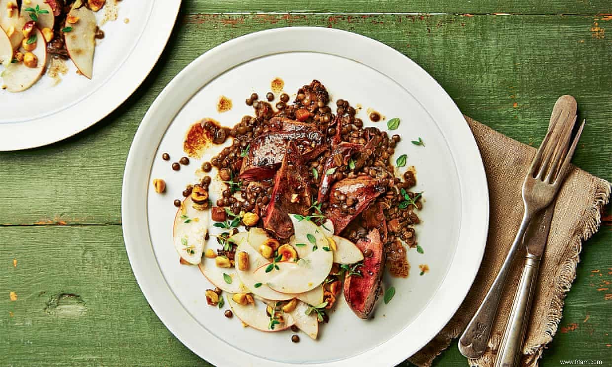 Le cuisinier du week-end :les recettes de gibier de Thomasina Miers – brioches de cerf à la vapeur et pigeon aux lentilles 