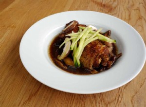 Poulet braisé aux champignons shiitake de Nuno Mendes 