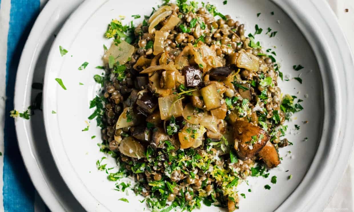 Recette du ragoût d aubergines à la crème et au parmesan de Nigel Slater 