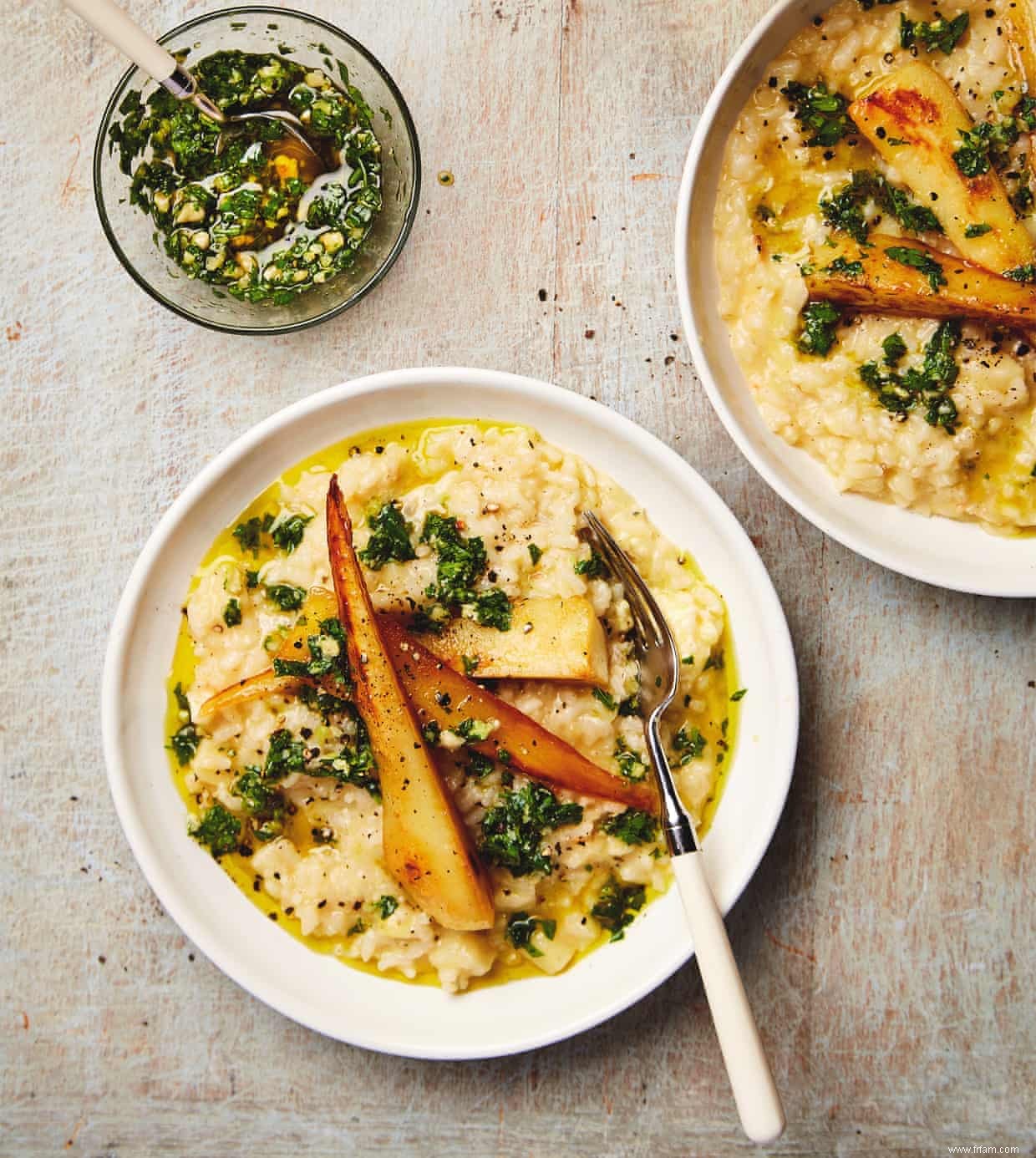 Le cuisinier du week-end :les recettes de risotto aux panais et cake à l orange sanguine de Thomasina Miers 