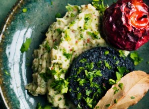 Recette du boudin noir, pommes au four et purée de céleri-rave de Nigel Slater 